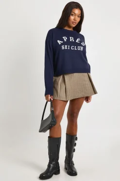 boohoo Pull court Club Après-Ski Plus<Femme Pulls Et Gilets|Toutes Les Mailles