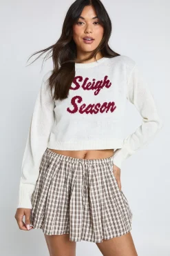 Pull court de Noël « Sleigh Season »