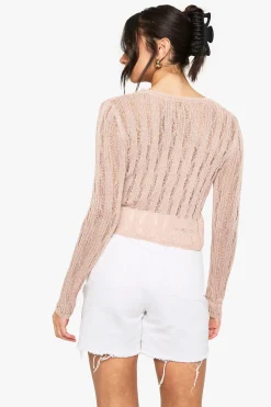 boohoo Pull à détails en échelle<Femme Pulls Et Gilets|Toutes Les Mailles