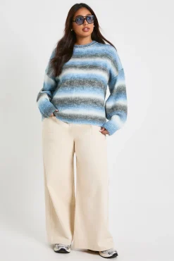 Pull en maille à col rond Plus