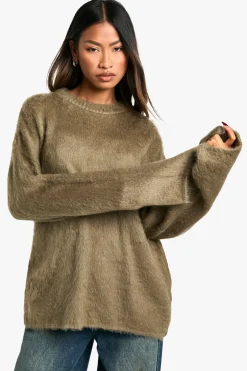 Pull en maille à col rond ultra-doux