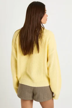 Pull en maille douce à col zippé