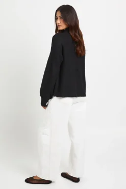 boohoo Pull en maille douce oversize à col zippé<Femme Pulls Et Gilets|Toutes Les Mailles