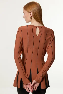 KarenMillen Pull en maille à manches longues<Femme Pulls Et Gilets|Toutes Les Mailles