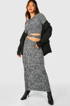 Pull en maille marl douce à nouer