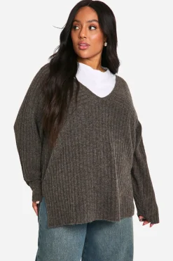 Pull Longline à côtes mixtes