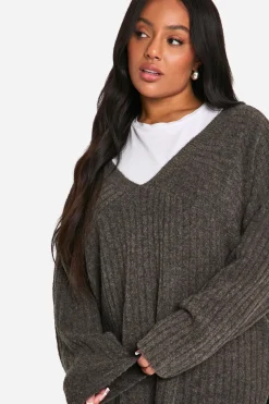 Pull Longline à côtes mixtes