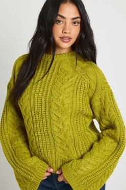 boohoo Pull-over en maille torsadée épaisse<Femme Pulls Et Gilets|Toutes Les Mailles