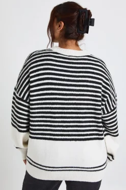 boohoo Pull oversize en maille douce Plus<Femme Pulls Oversize|Pulls Et Gilets