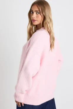 boohoo Pull oversize en maille épaisse ultra douce à col rond<Femme Pulls Et Gilets|Toutes Les Mailles