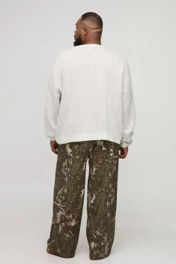boohooMAN Pull oversize western brossé et brodé Plus<Homme Tout Afficher|Maille