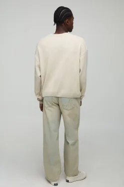 boohooMAN Pull-over tricoté jacquard Renaissance surdimensionné et à coupe carrée<Homme Maille|Mailles
