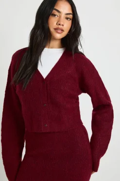 boohoo Pull surdimensionné en maille texturée à coupe boxy, Ensemble 2 pièces avec jupe maxi tricotée<Femme Pulls Et Gilets|Toutes Les Mailles