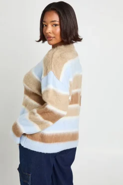 Pull surdimensionné extra pelucheux