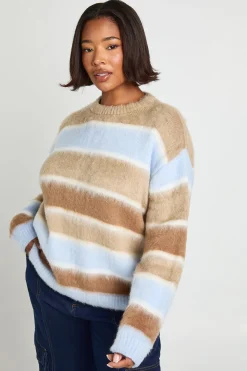 Pull surdimensionné extra pelucheux