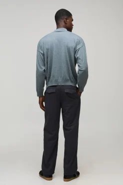 boohooMAN Pull tricoté à col montant décontracté<Homme Maille|Mailles