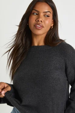 Pull tricoté à col rond super doux