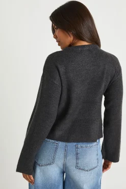 Pull tricoté à col rond super doux