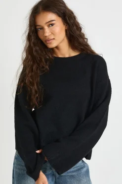 Pull tricoté à col rond ultra-doux