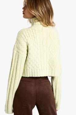 boohoo Pull tricoté à col roulé torsadé<Femme Pulls Et Gilets|Toutes Les Mailles