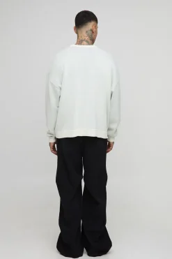 Pull tricoté surdimensionné, à coupe boxy et longue