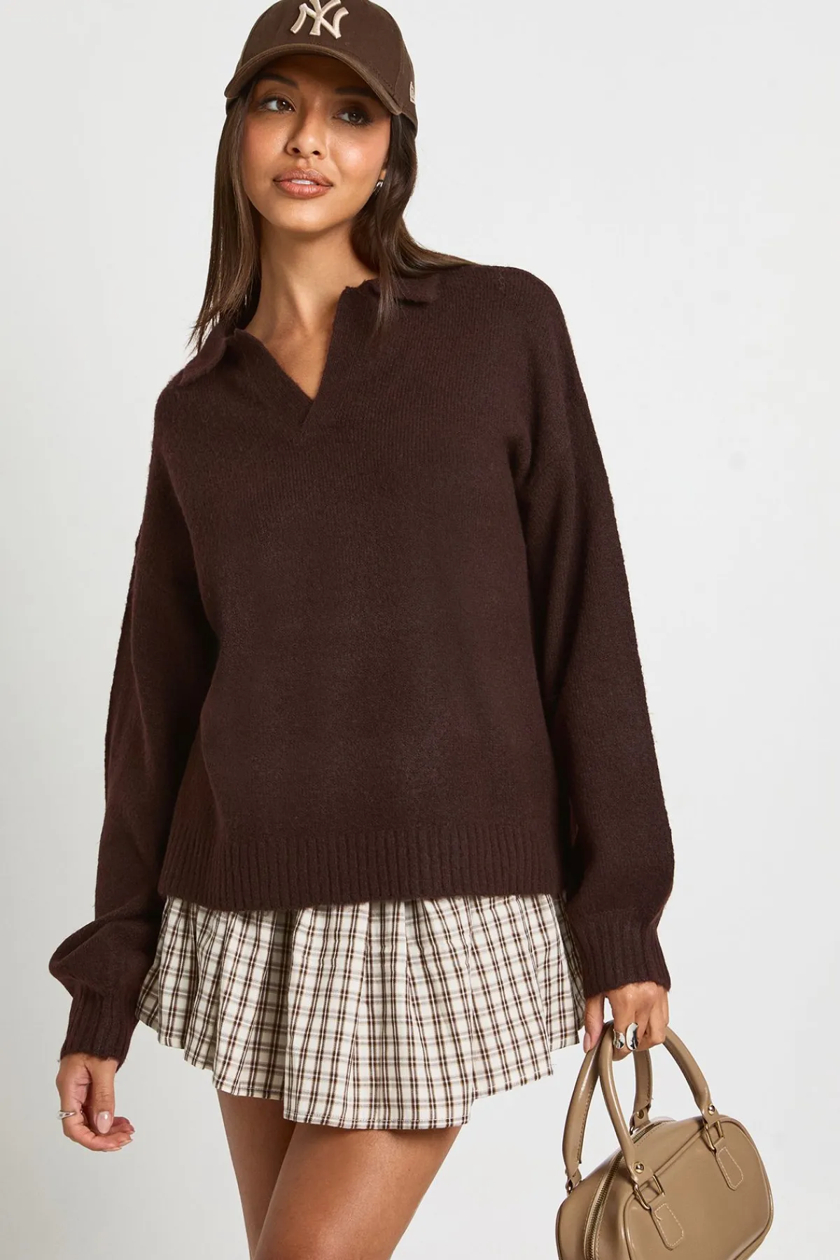 boohoo Pull tricoté ultra doux à col en V<Femme Pulls Et Gilets|Toutes Les Mailles