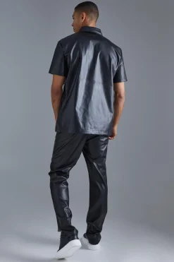 Pu Oversized Overhead Shirt