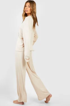 Pyjama large en jersey