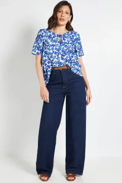 Wallis (q) Haut À Imprimé Floral Avec Détail Torsadé<Femme Tops