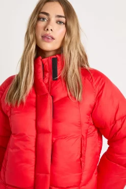 Quilt Detail Puffer Jacket