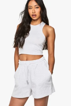 Racer Top And Sweat Short Set
