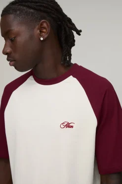 Regular Embroidered Raglan T-Shirt