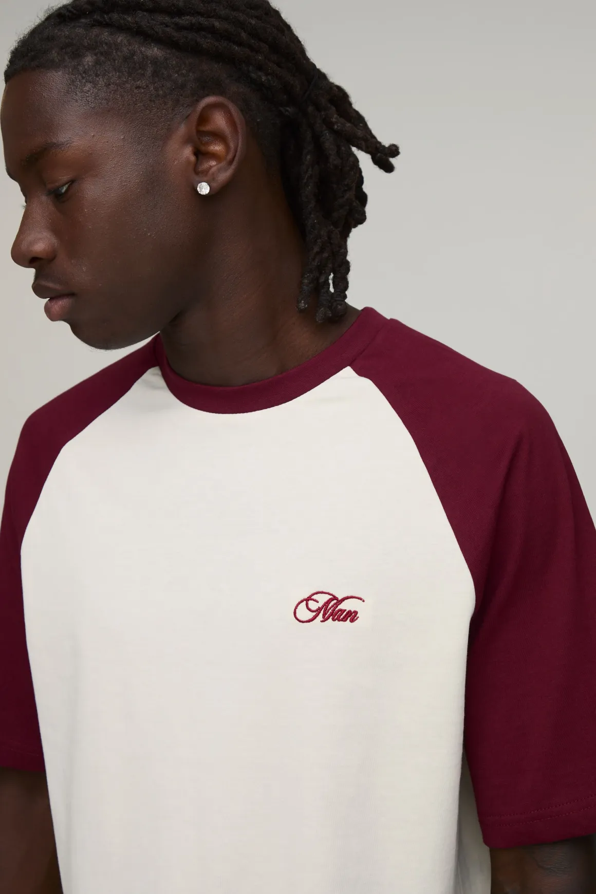 Regular Embroidered Raglan T-Shirt