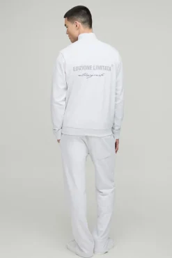 boohooMAN Relaxed Edizione Heavyweight Pintuck Split Hem Joggers<Homme Joggings|Jogging