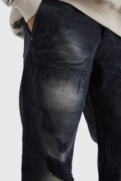 Relaxed Rigid Dirty Wash Carpenter Jeans