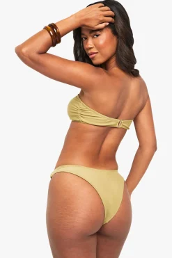 boohoo Resin Hardwear Bandeau Bikini Top<Femme Maillots De Bain|Tenues De Plage