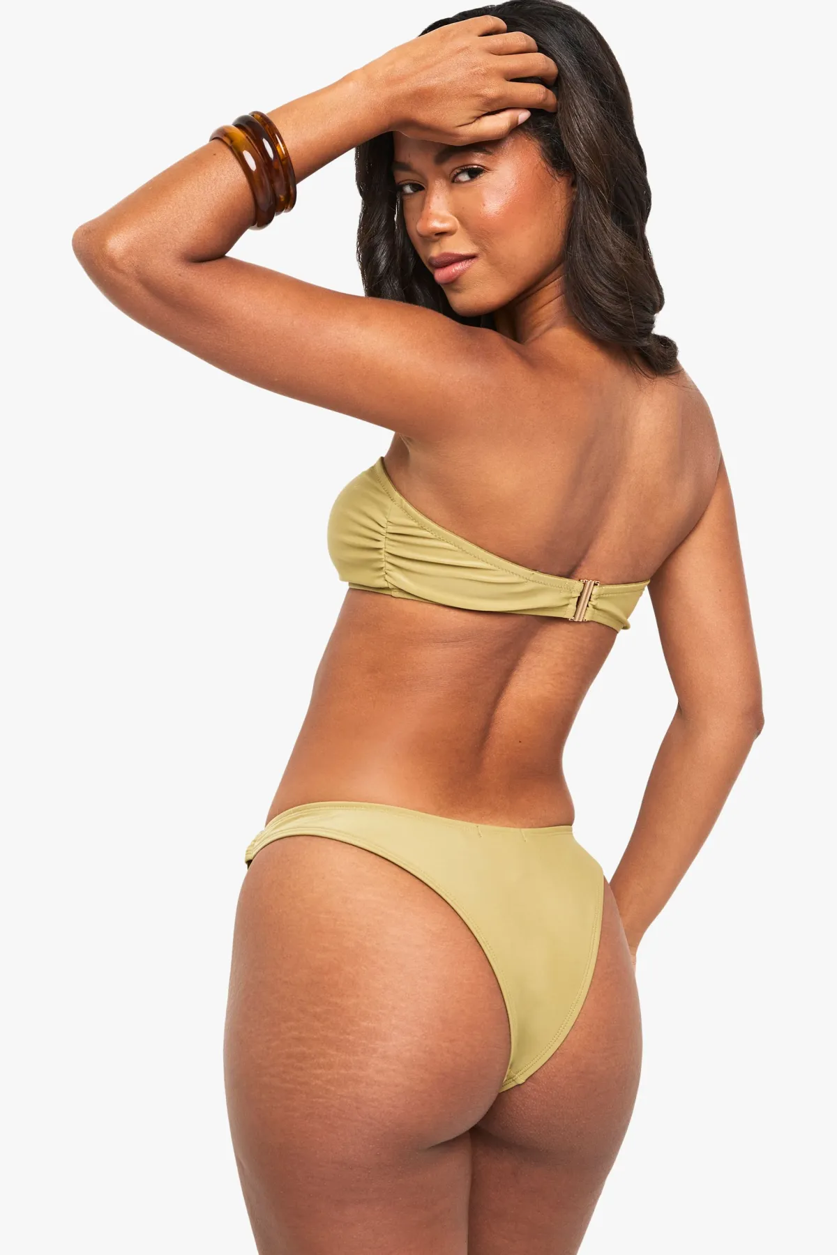 boohoo Resin Hardwear Bandeau Bikini Top<Femme Maillots De Bain|Tenues De Plage