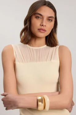 Robe Ajustée À Effet Bandage Avec Jupe Plissée Contrastante