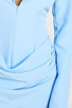 Robe Blazer Cintrée À Détail Drapé