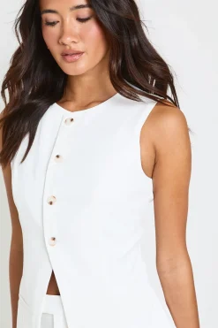 boohoo Robe Blazer Cintrée À Encolure Slash Et Boutons Style Gilet<Femme Tailleurs|Robes