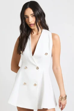 Robe Blazer Cintrée Et Évasée