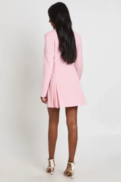 boohoo Robe Blazer Cintrée À La Taille Avec Agrafes Et Œillets<Femme Tailleurs|Robes À Manches Longues
