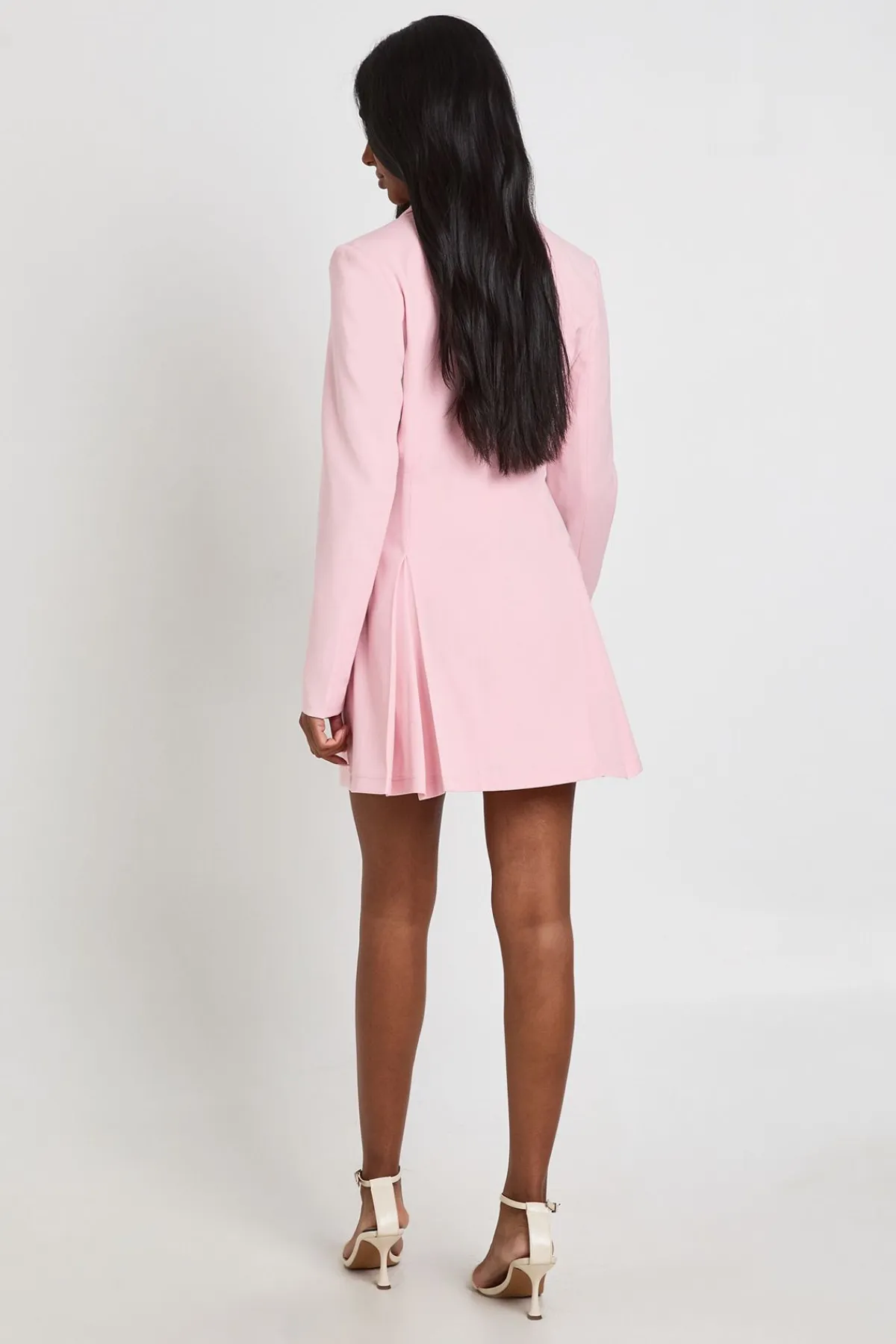 boohoo Robe Blazer Cintrée À La Taille Avec Agrafes Et Œillets<Femme Tailleurs|Robes À Manches Longues