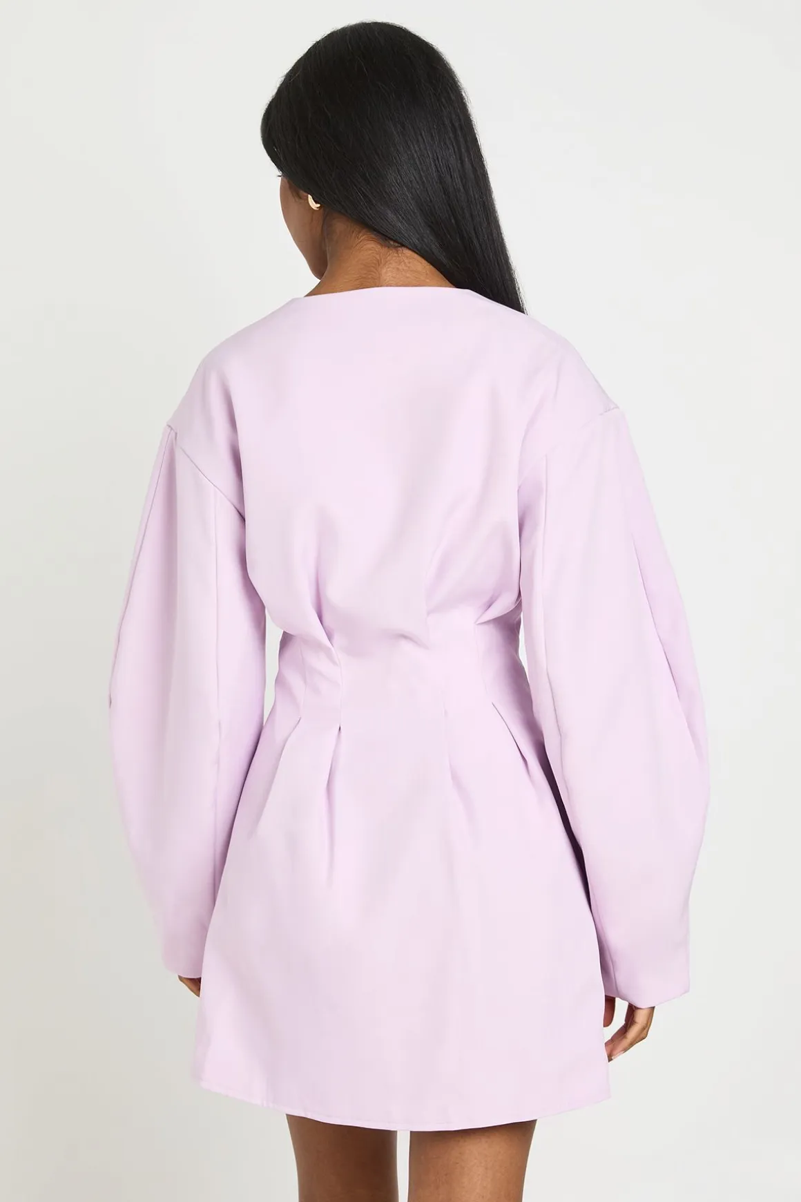 Robe Blazer Cintrée À La Taille Avec Boutonnage