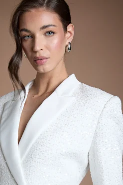 Coast Robe Blazer De Mariée Avec Dos Ouvert<Femme Tailleurs|Robes À Manches Longues