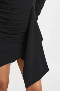 boohoo Robe Blazer Drapée Froncée à Manches Longues<Femme Tailleurs|Robes À Manches Longues