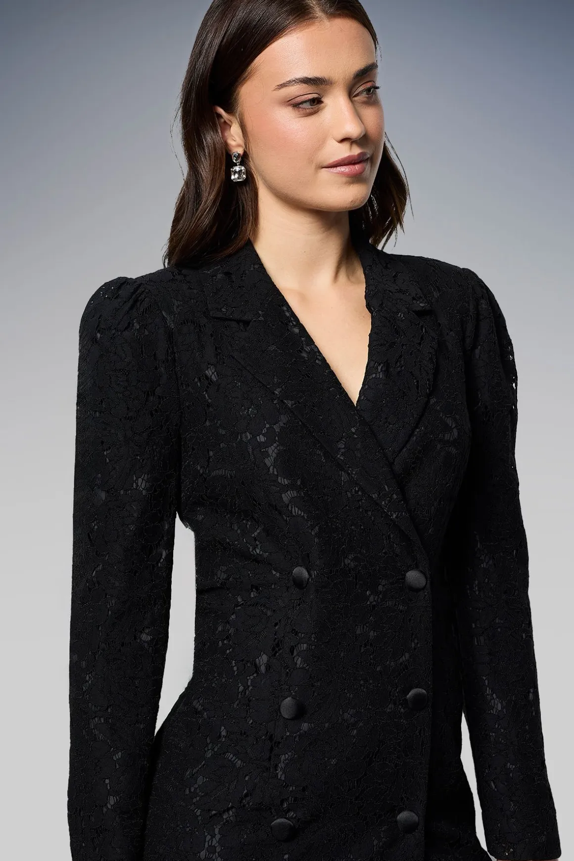 Robe Blazer en Dentelle