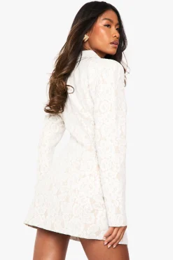 Robe blazer en dentelle sur mesure