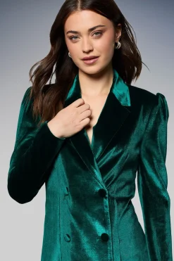 Robe Blazer en Velours