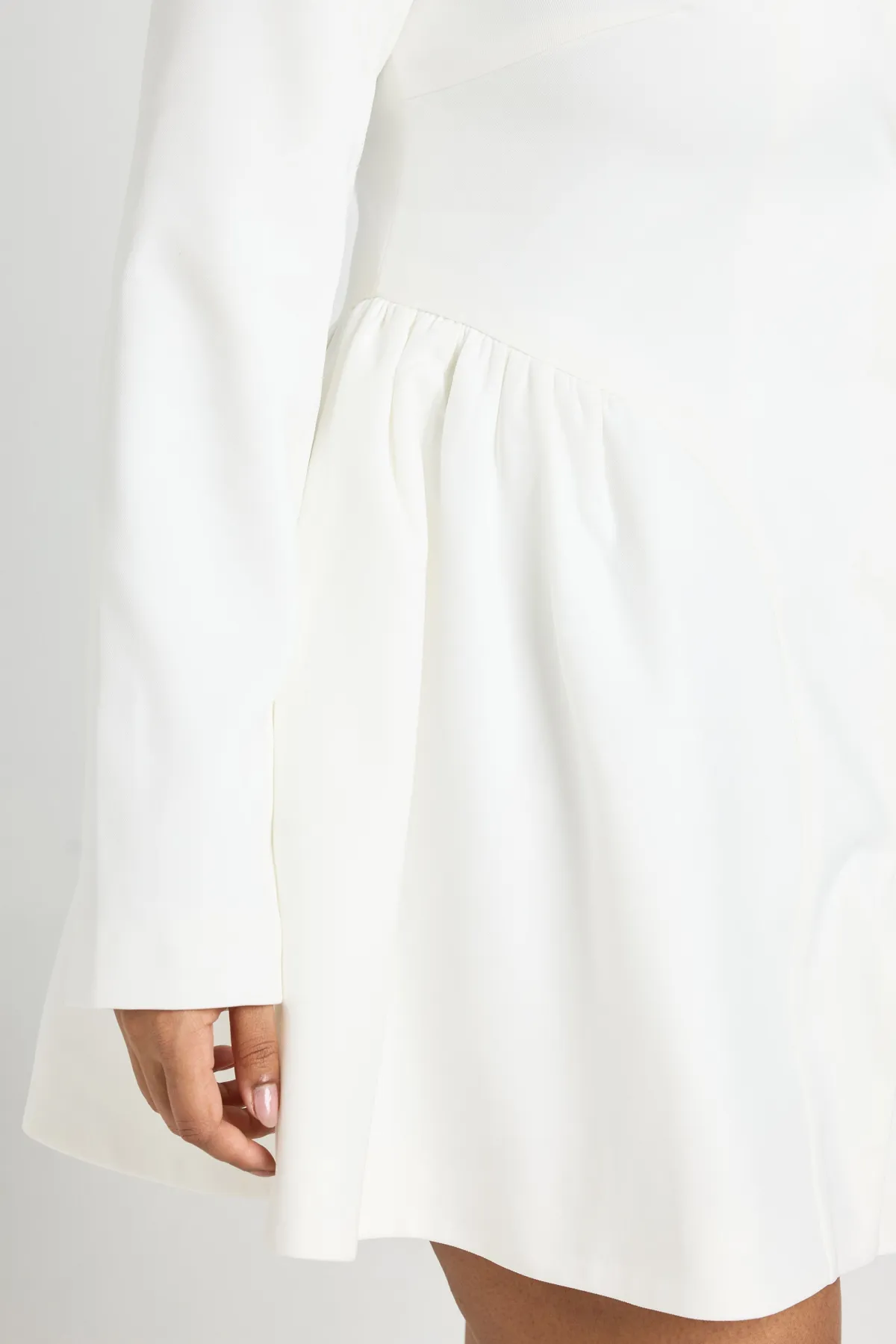 boohoo Robe Blazer Grande Taille Jupe Patineuse Évasée<Femme Tailleurs|Robes À Manches Longues